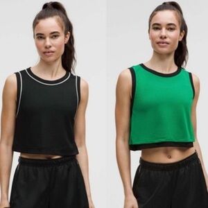 New! lululemon athletica Black and Green Reversible Top